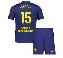 Atletico Madrid Clement Lenglet #15 Koszulka Wyjazdowa dzieci 2025-26 Krótki Rękaw (+ krótkie spodenki)